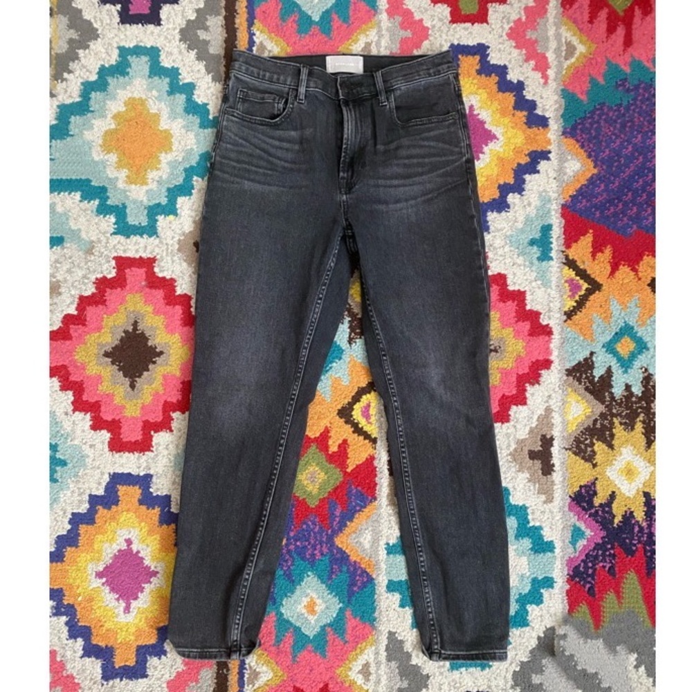 Everlane Washed Black High Rise Skinny Jeans - 29